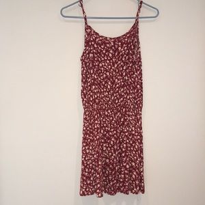 Red and white sundress